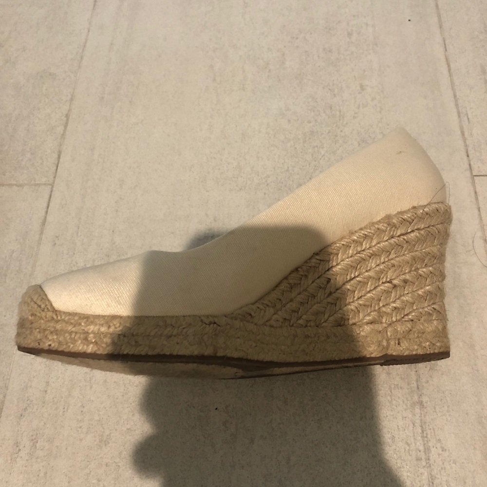 Size 7 beige wedges brand new